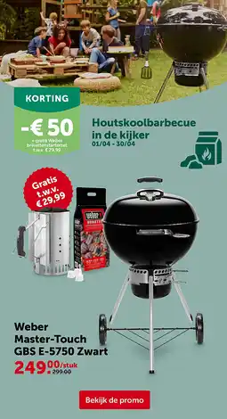 AVEVE Weber Master-Touch GBS E-5750 Zwart aanbieding