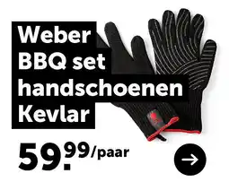 AVEVE Weber BBQ set handschoenen Kevlar aanbieding