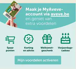 AVEVE Maak je MyAveveaccount via aveve.be aanbieding