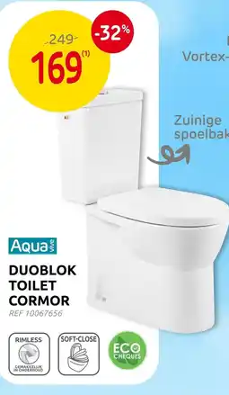 Brico Duoblok toilet cormor aanbieding