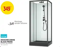Brico Douchecabine black prime aanbieding
