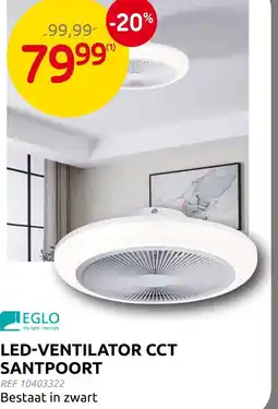 Brico Led-ventilator cct santpoort aanbieding