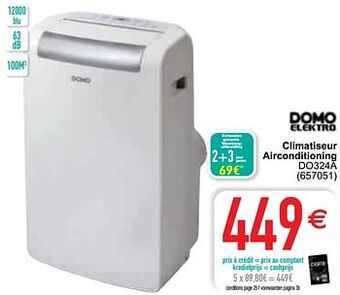 Cora Domo elektro climatiseur airconditioning do324a aanbieding