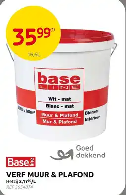 Brico Verf muur & plafond aanbieding