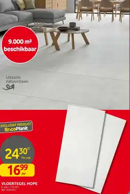 Brico Vloertegel hope aanbieding