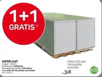 Brico Gipsplaat aanbieding