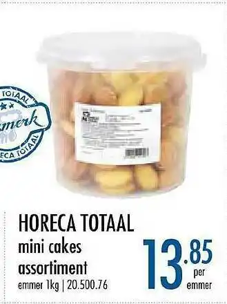Horeca totaal Horeca Totaal Mini Cakes Assortiment aanbieding