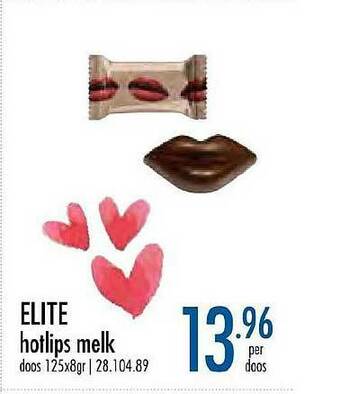 Horeca totaal Elite Hotlips Melk aanbieding