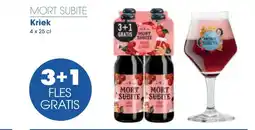 Prik en Tik Mort subite kriek aanbieding