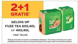 Prik en Tik Geldig op fuze tea 6x0,40l of 4x0,40l aanbieding