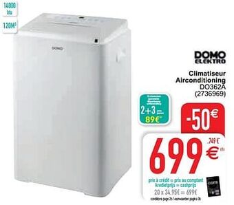 Cora Domo elektro climatiseur airconditioning do362a aanbieding
