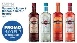 Prik en Tik Martini vermouth rosso / bianco / fiero / rosato aanbieding