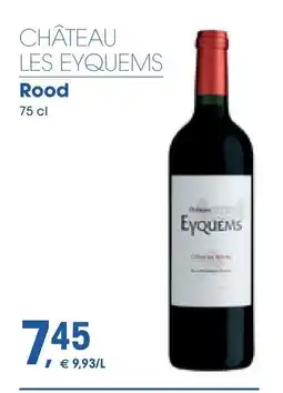 Prik en Tik Château les eyquems rood aanbieding