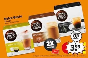Kruidvat Dolce gusto aanbieding