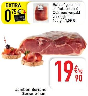Cora Jambon serrano serrano-ham aanbieding