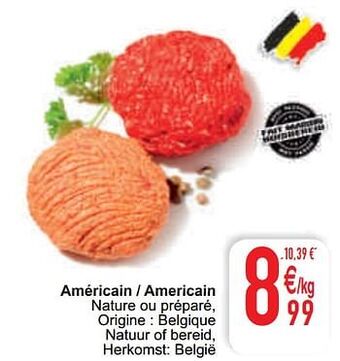 Cora Américain - americain aanbieding