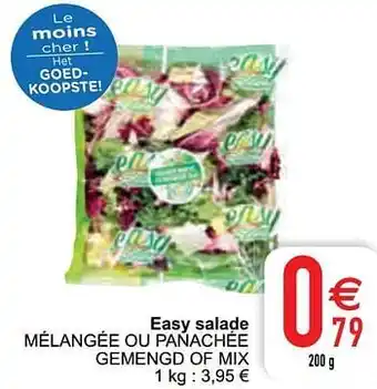 Cora Easy salade mélangée ou panachée gemengd of mix aanbieding
