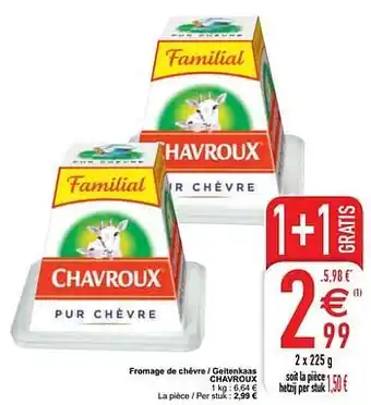 Romage de chêvre - geitenkaas chavroux