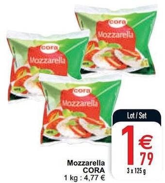 Cora Mozzarella cora aanbieding