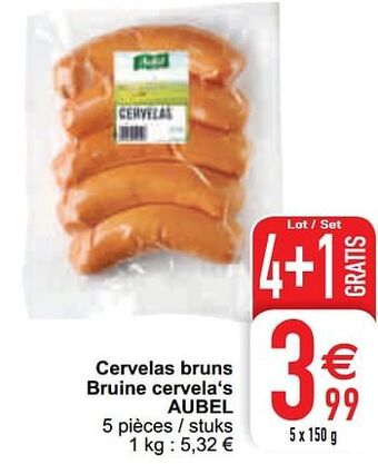 Cora Cervelas bruns bruine cervela`s aubel aanbieding