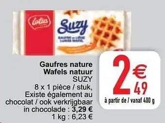 Cora Aufres nature wafels natuur suzy aanbieding