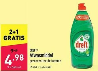 ALDI Afwasmiddel aanbieding