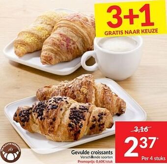 Intermarché Gevulde croissants aanbieding