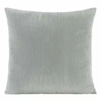 Leen Bakker Sierkussen Mick - grijs/groen - 45x45 cm - Leen Bakker aanbieding