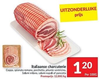 Intermarché Italiaanse charcuterie aanbieding