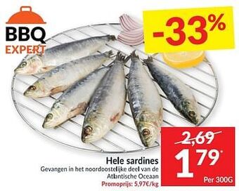 Intermarché Hele sardines aanbieding