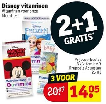Vitamine d druppels aquosum