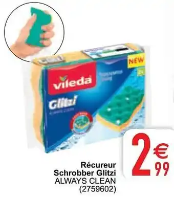 Cora Récureur schrobber glitzi always clean aanbieding