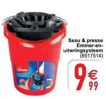 Cora Seau + presse emmer-enuitwringsysteem aanbieding