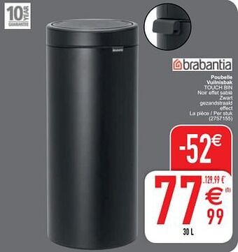 Cora Poubelle vuilnisbak touch bin aanbieding