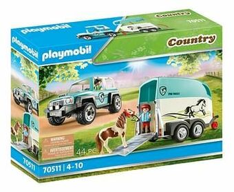 Dreamland PLAYMOBIL Country 70511 Auto met aanhanger aanbieding