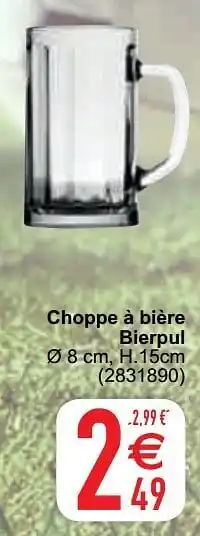 Choppe à bière bierpul