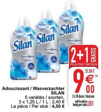 Cora Adoucissant - wasverzachter silan aanbieding