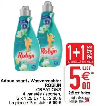 Adoucissant - wasverzachter robijn creations