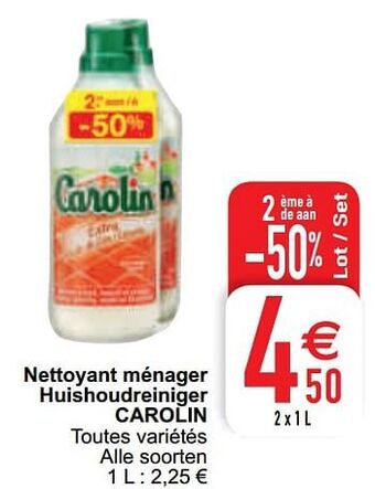 Cora Nettoyant ménager huishoudreiniger carolin aanbieding
