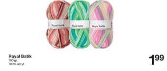 Zeeman Royal batik aanbieding