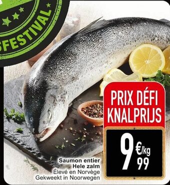 Cora Saumon entier hele zalm aanbieding