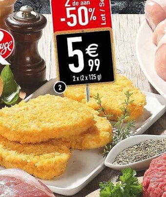 Cora Panes de poulet gepaneerde kip maiski aanbieding