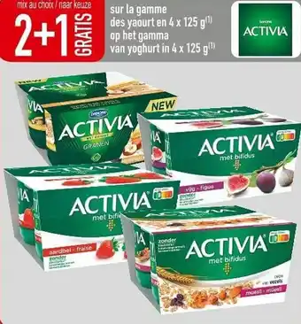Cora Sur la gamme des yaourt 4 x 125g op het gamma van yoghurt 4 x 125g aanbieding