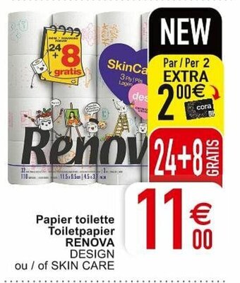 Cora Papier toilette toiletpapier renova aanbieding