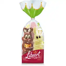 Albert Heijn Libeert Chocolade konijnen melk & wit bel aanbieding