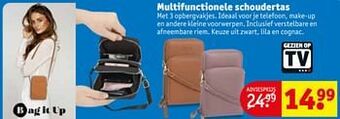 Kruidvat Multifunctionele schoudertas aanbieding