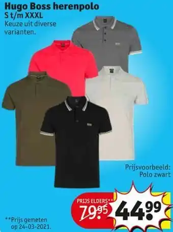 Kruidvat Polo zwart aanbieding