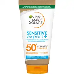 Albert Heijn Ambre Solaire Sensitive expert+ milk spf50 aanbieding