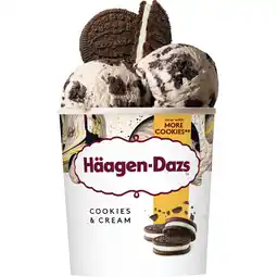 Albert Heijn Häagen-Dazs Cookies & cream pint aanbieding