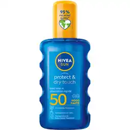 Albert Heijn Nivea Sun Protect & dry touch zonnespray spf50 aanbieding